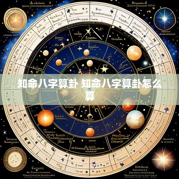 知命八字算卦 知命八字算卦怎么算