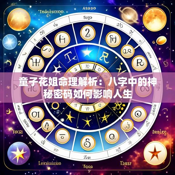 童子花姐命理解析:八字中的神秘密码如何影响人生