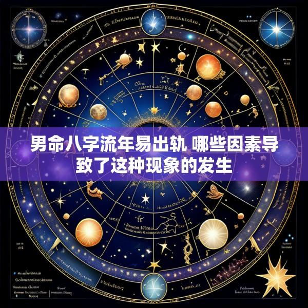 男命八字流年易出轨 哪些因素导致了这种现象的发生