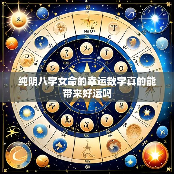纯阴八字女命的幸运数字真的能带来好运吗