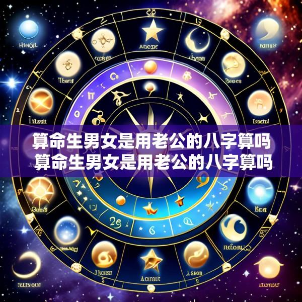 算命生男女是用老公的八字算吗 算命生男女是用老公的八字算吗为什么