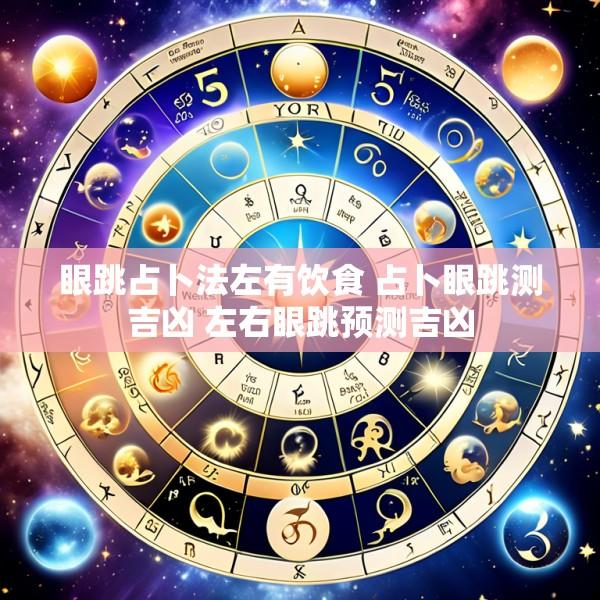 眼跳占卜法左有饮食 占卜眼跳测吉凶 左右眼跳预测吉凶