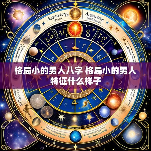 格局小的男人八字 格局小的男人特征什么样子