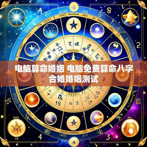 电脑算命婚姻 电脑免费算命八字合婚婚姻测试