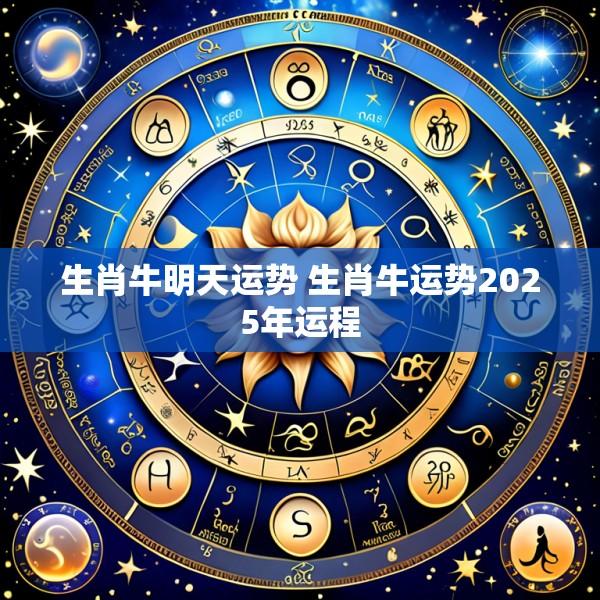 生肖牛明天运势 生肖牛运势2025年运程
