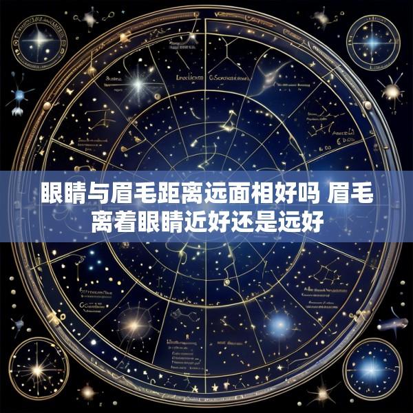 眼睛与眉毛距离远面相好吗 眉毛离着眼睛近好还是远好