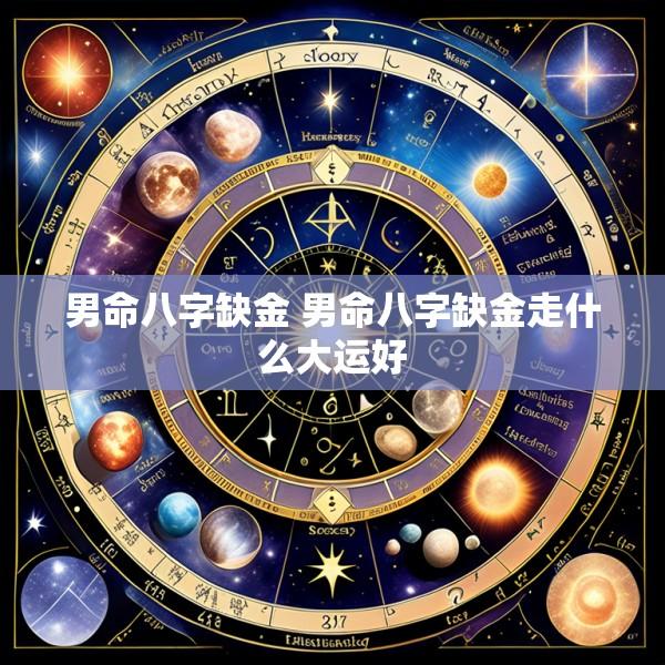男命八字缺金 男命八字缺金走什么大运好