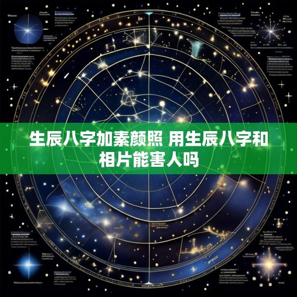 生辰八字加素颜照 用生辰八字和相片能害人吗