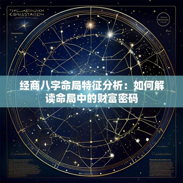 经商八字命局特征分析：如何解读命局中的财富密码