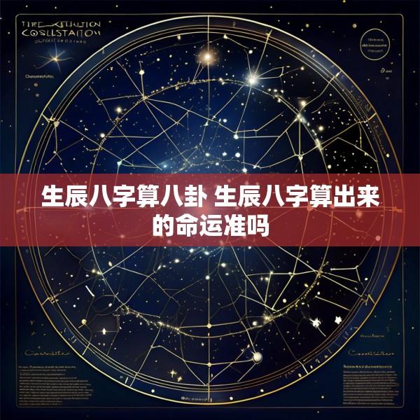 生辰八字算八卦 生辰八字算出来的命运准吗