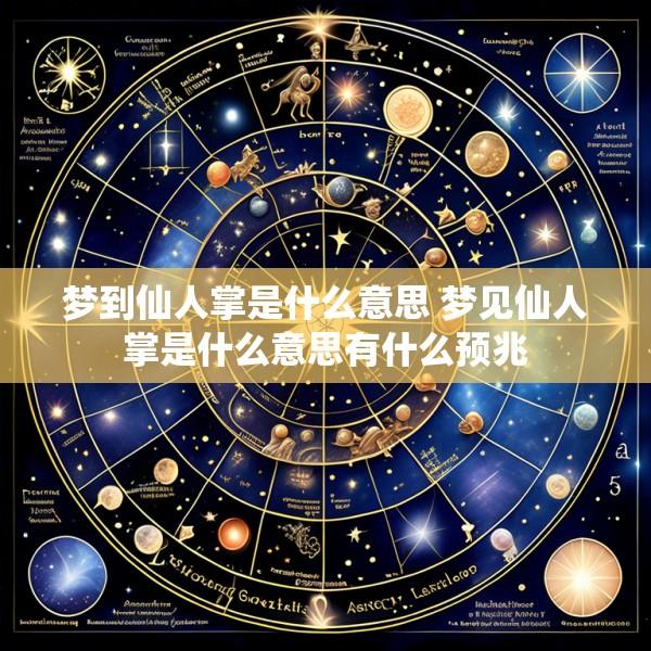 梦到仙人掌是什么意思 梦见仙人掌是什么意思有什么预兆