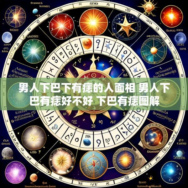 男人下巴下有痣的人面相 男人下巴有痣好不好 下巴有痣图解