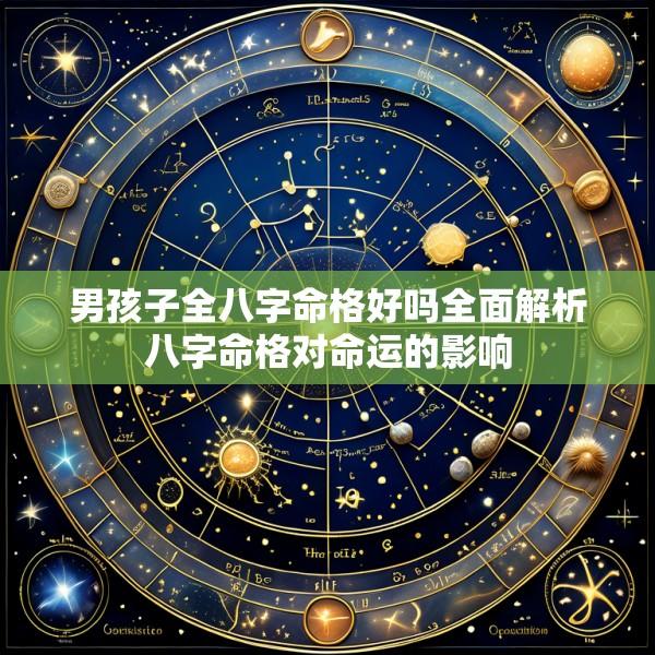 男孩子全八字命格好吗全面解析八字命格对命运的影响