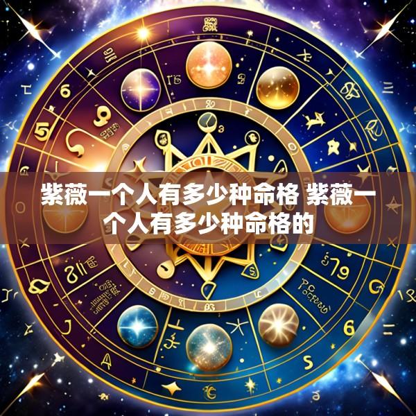 紫薇一个人有多少种命格 紫薇一个人有多少种命格的