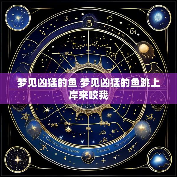 梦见凶猛的鱼 梦见凶猛的鱼跳上岸来咬我