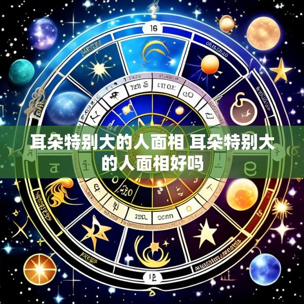 耳朵特别大的人面相 耳朵特别大的人面相好吗