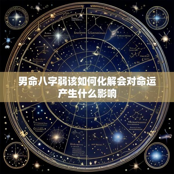 男命八字弱该如何化解会对命运产生什么影响