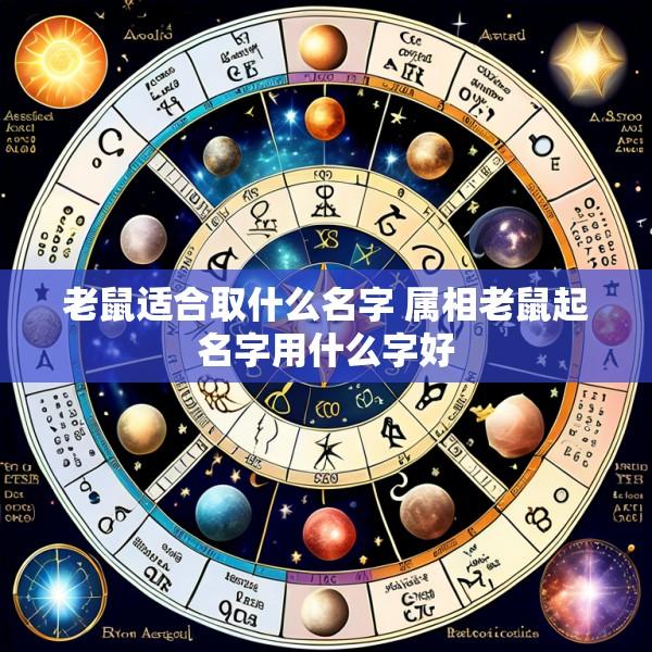 老鼠适合取什么名字 属相老鼠起名字用什么字好