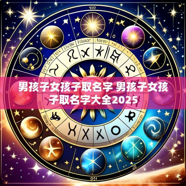 男孩子女孩子取名字 男孩子女孩子取名字大全2025