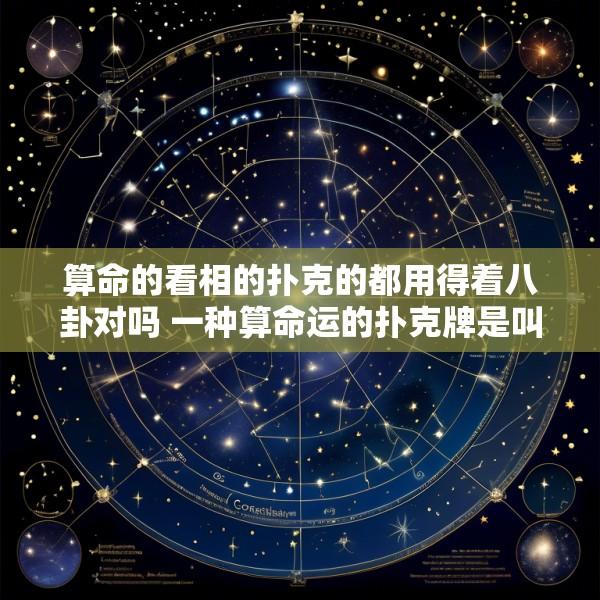 算命的看相的扑克的都用得着八卦对吗 一种算命运的扑克牌是叫啥