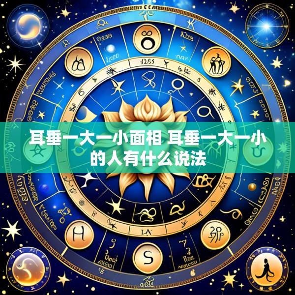 耳垂一大一小面相 耳垂一大一小的人有什么说法