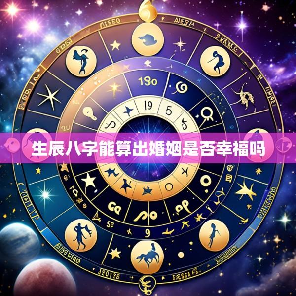 生辰八字能算出婚姻是否幸福吗