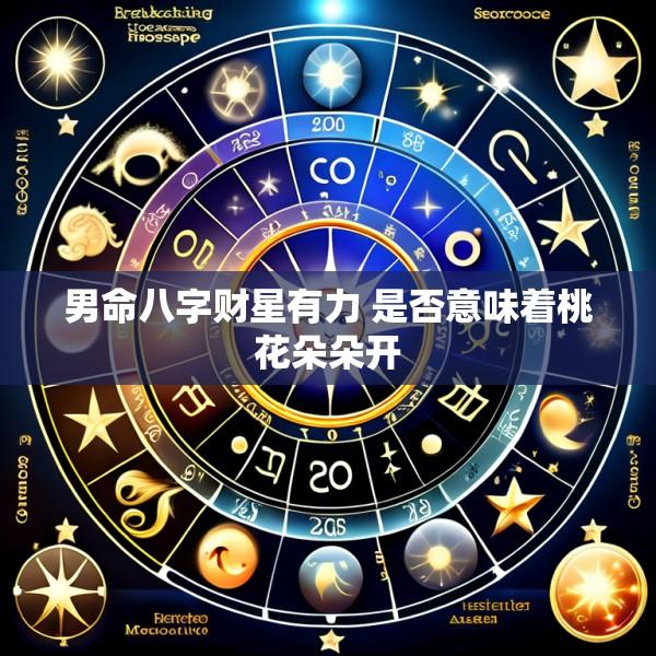 男命八字财星有力 是否意味着桃花朵朵开