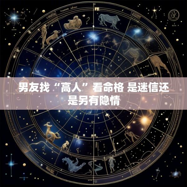 男友找“高人”看命格 是迷信还是另有隐情