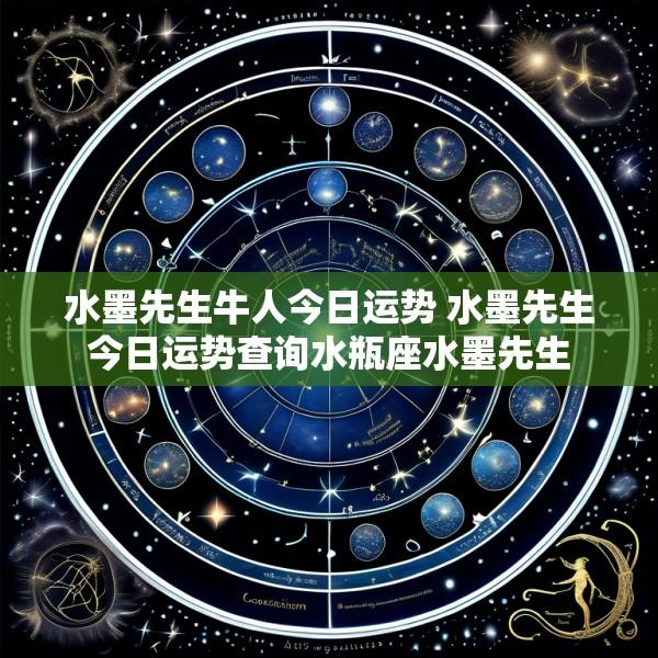 水墨先生牛人今日运势 水墨先生今日运势查询水瓶座水墨先生