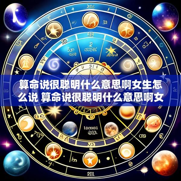 算命说很聪明什么意思啊女生怎么说 算命说很聪明什么意思啊女生怎么说呢