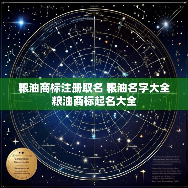 粮油商标注册取名 粮油名字大全粮油商标起名大全