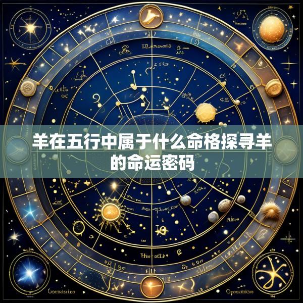羊在五行中属于什么命格探寻羊的命运密码