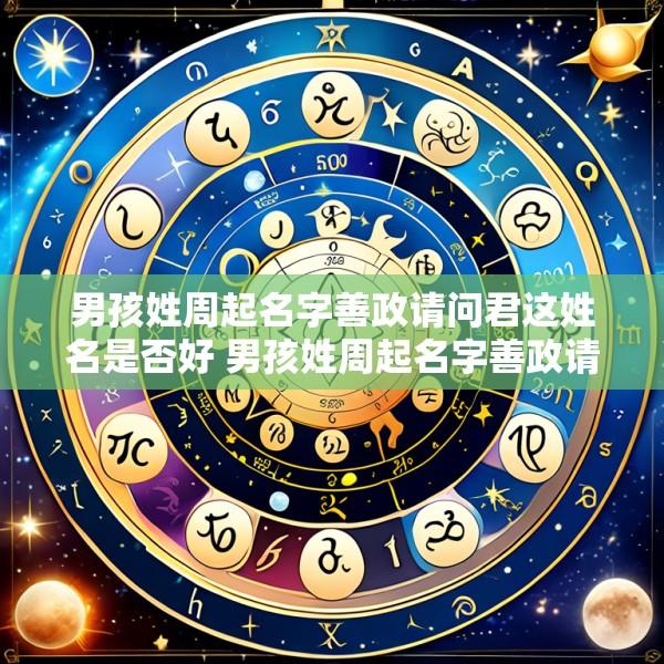 男孩姓周起名字善政请问君这姓名是否好 男孩姓周起名字善政请问君这姓名是否好