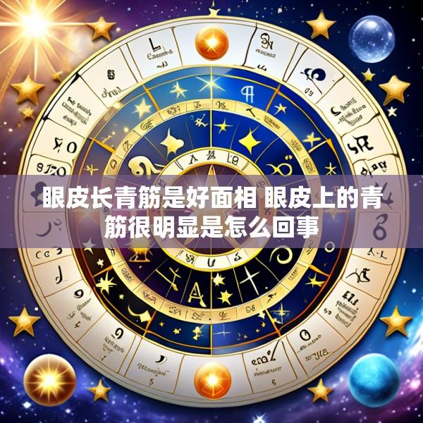眼皮长青筋是好面相 眼皮上的青筋很明显是怎么回事