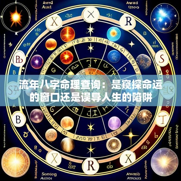 流年八字命理查询：是窥探命运的窗口还是误导人生的陷阱