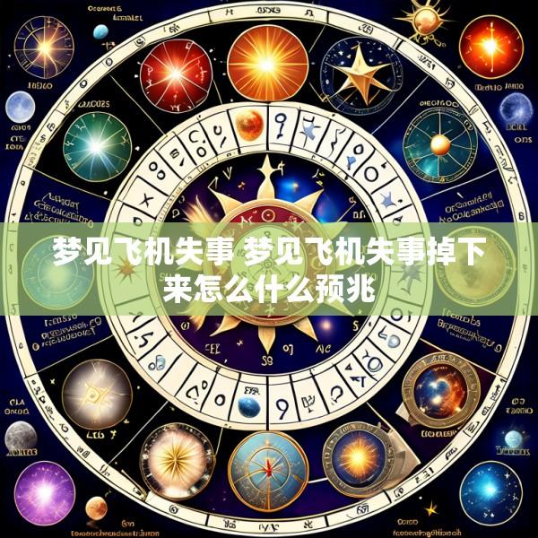 梦见飞机失事 梦见飞机失事掉下来怎么什么预兆
