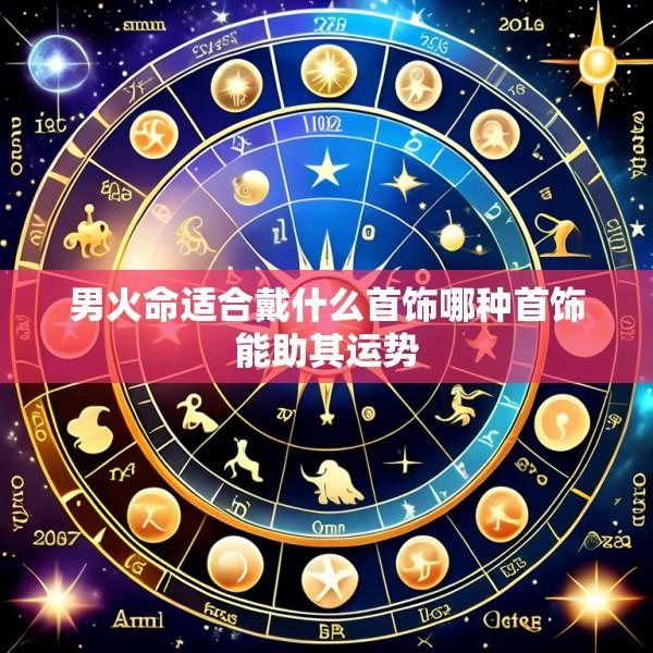 男火命适合戴什么首饰哪种首饰能助其运势
