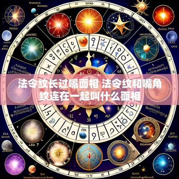 法令纹长过嘴面相 法令纹和嘴角纹连在一起叫什么面相