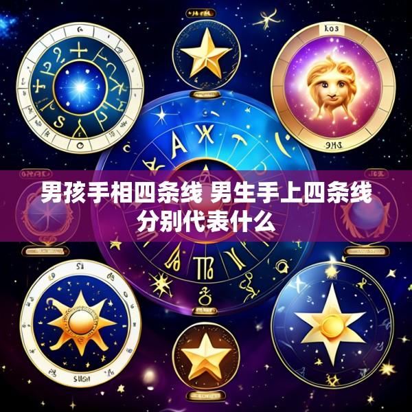 男孩手相四条线 男生手上四条线分别代表什么