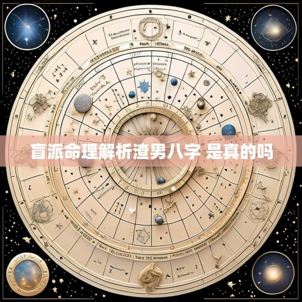 盲派命理解析渣男八字 是真的吗