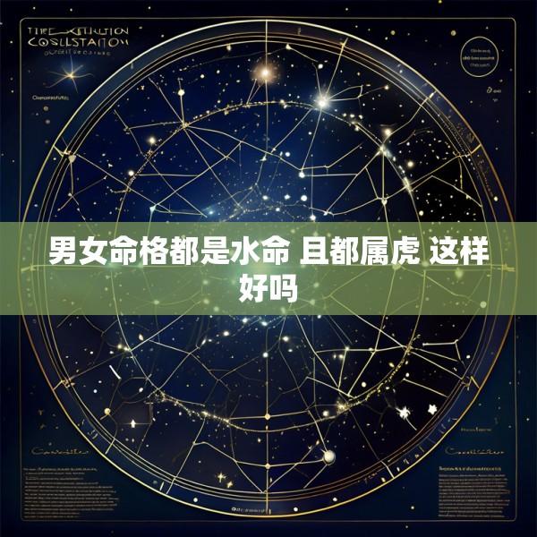 男女命格都是水命 且都属虎 这样好吗