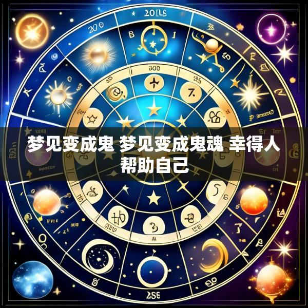梦见变成鬼 梦见变成鬼魂 幸得人帮助自己
