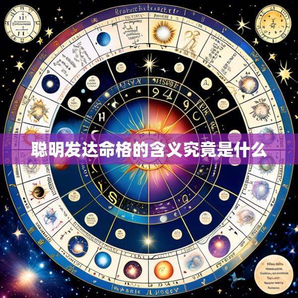 聪明发达命格的含义究竟是什么