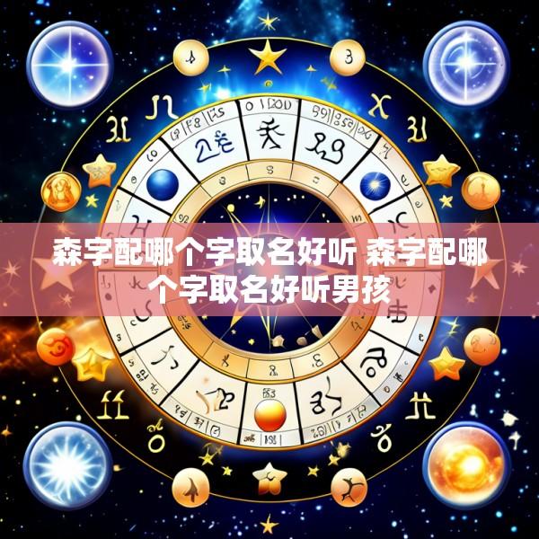 森字配哪个字取名好听 森字配哪个字取名好听男孩