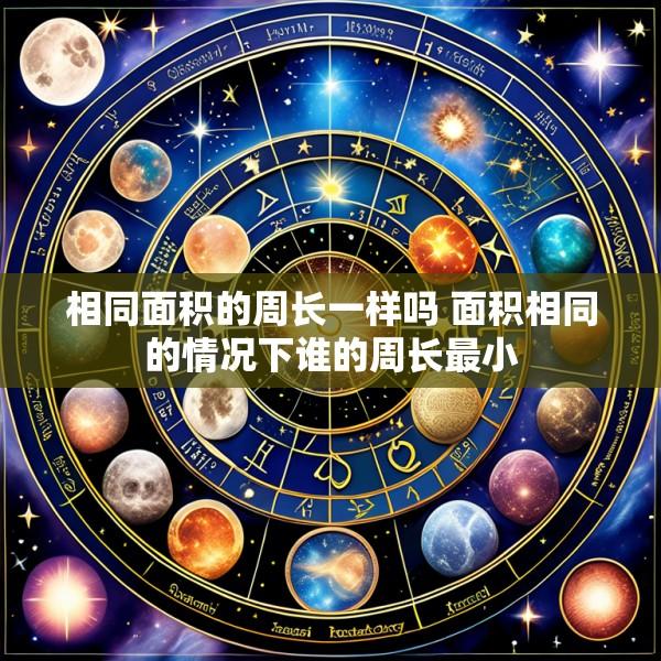 相同面积的周长一样吗 面积相同的情况下谁的周长最小
