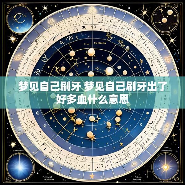 梦见自己刷牙 梦见自己刷牙出了好多血什么意思