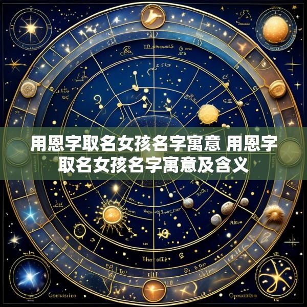 用恩字取名女孩名字寓意 用恩字取名女孩名字寓意及含义