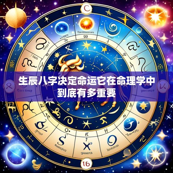 生辰八字决定命运它在命理学中到底有多重要