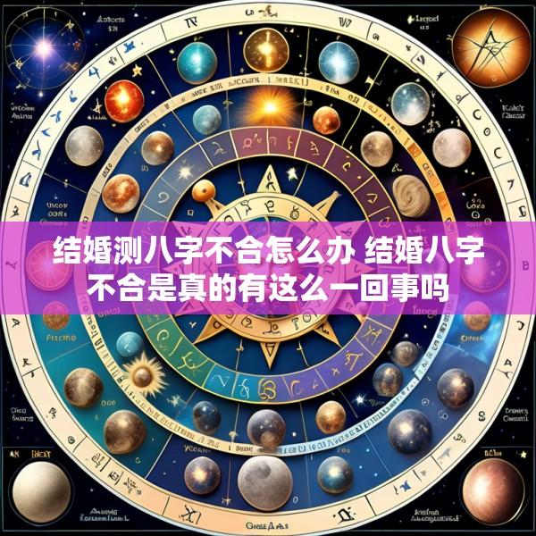 结婚测八字不合怎么办 结婚八字不合是真的有这么一回事吗
