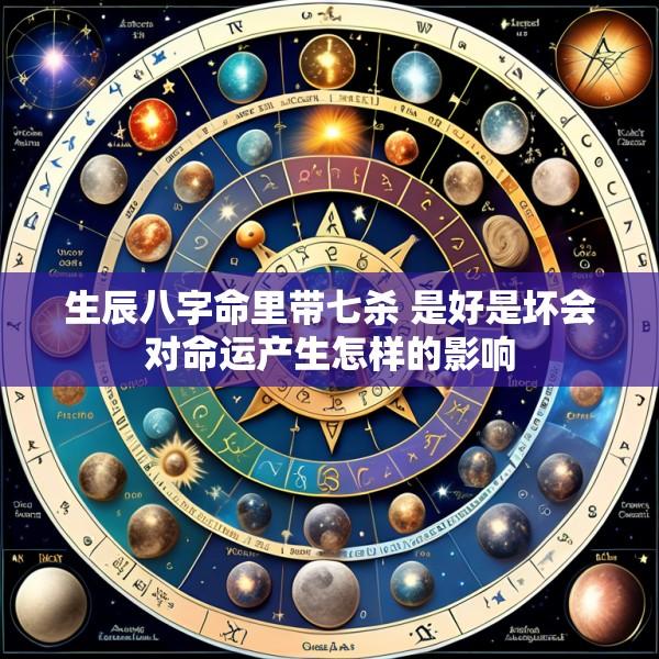 生辰八字命里带七杀 是好是坏会对命运产生怎样的影响